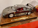 Bburago F40 Dark Chrome, Hobby en Vrije tijd, Modelauto's | 1:18, Ophalen of Verzenden, Zo goed als nieuw, Bburago
