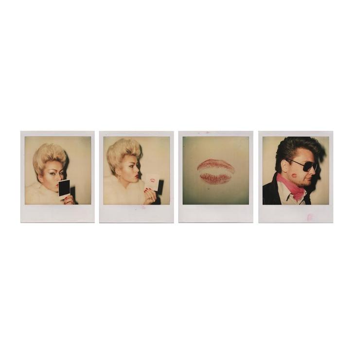 AUKE BERGSMA (1950) • 4 Polaroids, gesigneerd, vintage, 1982, Antiek en Kunst, Kunst | Tekeningen en Foto's, Ophalen of Verzenden