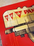 Origineel usa bord, tin sign van Pankey Oils nothing better⛽, Reclamebord, Gebruikt, ., Ophalen of Verzenden