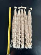 5x blond indian gold pre-bond/wax extensions 40cm nieuw., Ophalen of Verzenden, Zo goed als nieuw, Pruik of Haarverlenging