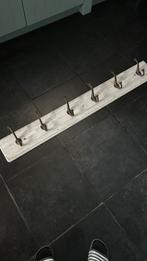 Gave kapstok op oude plank, Wandkapstok, Ophalen of Verzenden, Zo goed als nieuw, Minder dan 100 cm