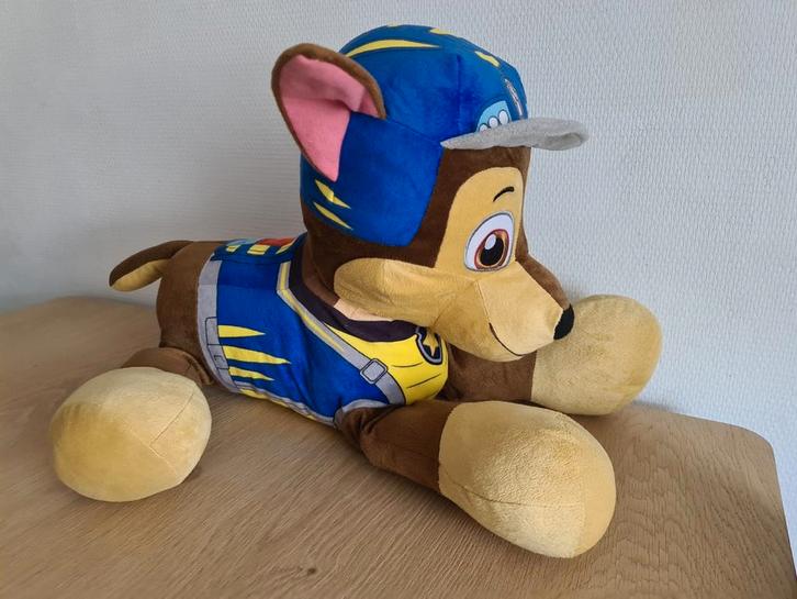 Stoere Paw Patrol Chase knuffel XL (50cm), Kinderen en Baby's, Speelgoed | Knuffels en Pluche, Zo goed als nieuw, Hond, Ophalen of Verzenden