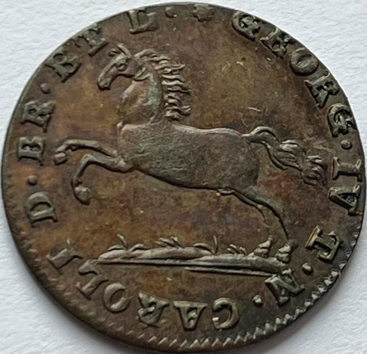 Brunswijk-Wolfenbuttel schitterende pfennig 1820MC, Postzegels en Munten, Munten | Europa | Niet-Euromunten, Losse munt, Duitsland