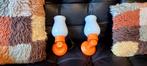 2 Oranje wandlampen lamp 70, Huis en Inrichting, Lampen | Wandlampen, Ophalen of Verzenden, Zo goed als nieuw
