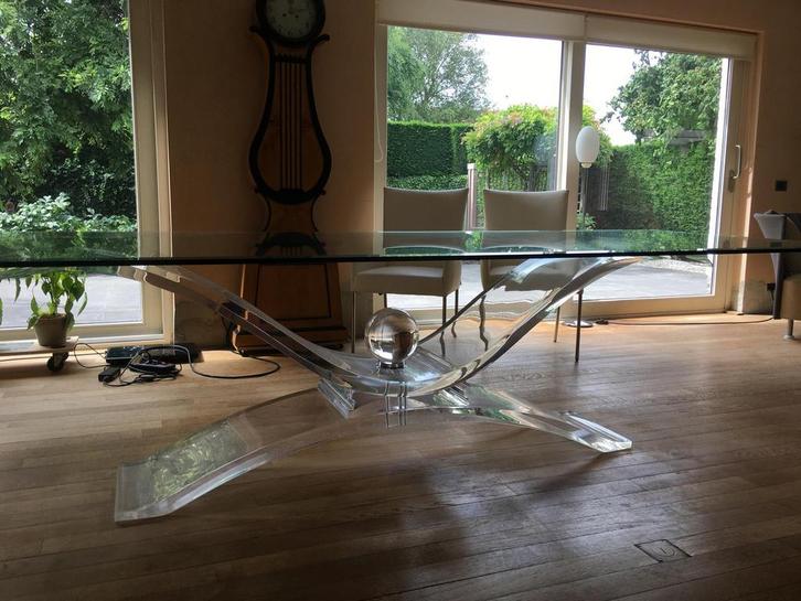 Prachtige  eettafel Gabbiano, Italiaans ontwerp &design, Huis en Inrichting, Complete eetkamers, Gebruikt, 8 stoelen of meer, Ophalen