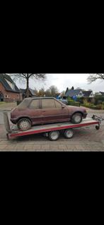 Peugeot 205 1.4 CT(dubbele carbateur) Cabriolet 1986 Rood, Auto's, Peugeot, Voorwielaandrijving, 1360 cc, 4 cilinders, Cabriolet