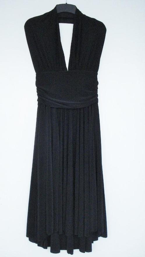 ZGAN - Zwart jurk - zomer jurkje - open rug / schouders; S, Kleding | Dames, Jurken, Zo goed als nieuw, Maat 36 (S), Zwart, Knielengte