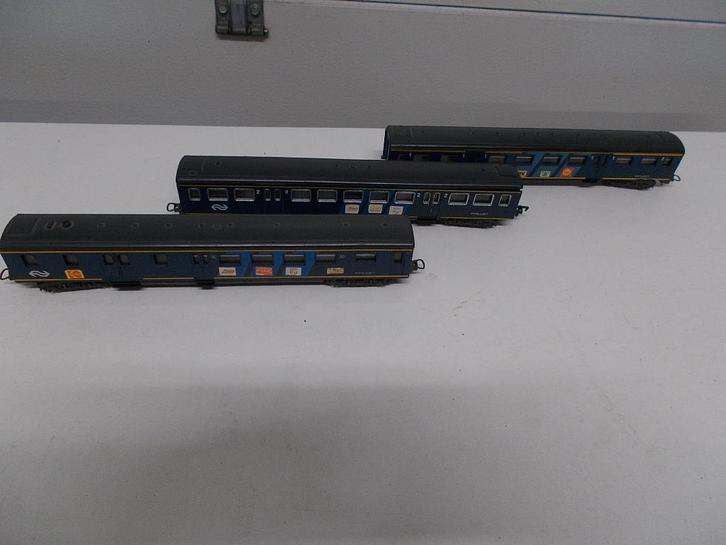 lima ns plan E rijtuigen 1e klas 2e klas restauratie wagon., Hobby en Vrije tijd, Modeltreinen | H0, Gebruikt, Wagon, Gelijkstroom