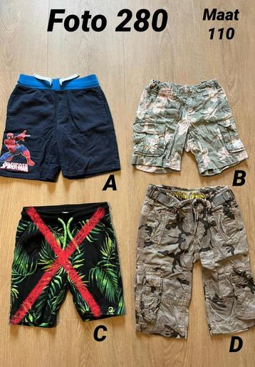 Korte broek jongen maat 110 zgan *foto 280* beschikbaar voor biedingen