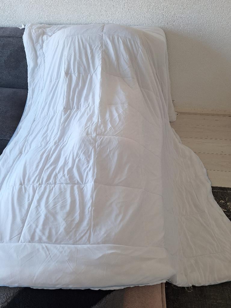 Dekbed 2.00/2.00 2 x, Wit, Tweepersoons, Ophalen of Verzenden, Deken of Dekbed