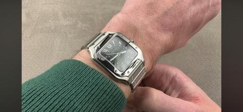 Cartier Santos wat een schoonheid WSSA0061 6-2024, Sieraden, Tassen en Uiterlijk, Horloges | Heren, Nieuw, Polshorloge, Overige merken