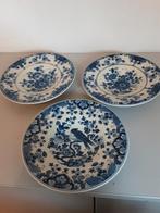 3 delfts blauwe borden, Antiek en Kunst, Ophalen