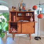 Vintage Teakhouten Secretaire - Jaren '60, Ophalen of Verzenden
