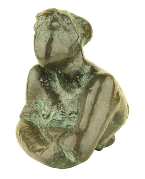 Charlotte van Pallandt - Sculptuur, 1965 : Vooroverleunend º, Antiek en Kunst, Kunst | Beelden en Houtsnijwerken, Ophalen of Verzenden