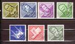 Hongarije Michel nr. 1942-1944+1951+1963-6 Gestempeld, Verzenden, Gestempeld