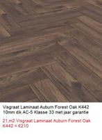 21m2 Visgraat Laminaat Auburn Forest Oak K442 = €210