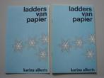 Ladders van Papier – Karina Alberts, Boeken, Gedichten en Poëzie, Gelezen, Eén auteur, Ophalen of Verzenden, Karina Alberts