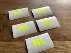 NL Stickers, 7 x 4 cm, Auto diversen, Autostickers, Verzenden