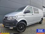 Volkswagen Transporter 2.0 TDI L2H1 DC Airco Cruise Navi Tre, Auto's, Bestelauto's, Gebruikt, Euro 6, 4 cilinders, Volkswagen