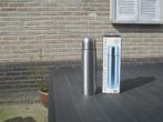 Isoleerkan nieuw met doos,  roestvrijstaal, drukknop, Huis en Inrichting, Ophalen, Nieuw