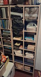 2x IKEA Robin cd/dvd kastje blauw., Huis en Inrichting, Woonaccessoires | Cd- en Dvd-rekken, Ophalen, Gebruikt, Hout, Cd's of Dvd's