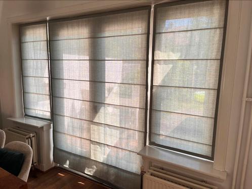 3 Veneta vouwgordijnen - licht groen, Huis en Inrichting, Stoffering | Gordijnen en Lamellen, Zo goed als nieuw, 200 cm of meer