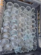 80 Glazen voerbakjes vintage, Ophalen, Nieuw, Kooi-accessoires