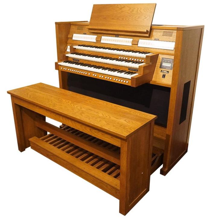 Content Cantate 346 Occasion Donker Eiken Orgel, Muziek en Instrumenten, Orgels, Zo goed als nieuw, Orgel, 3 klavieren, Ophalen of Verzenden