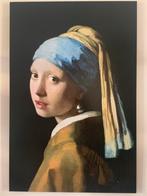 Meisje met de parel 90x60 Hout, Ophalen of Verzenden