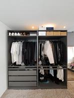 IKEA PAX DONKERGRIJS 2X 100X201 cm, Huis en Inrichting, Kasten | Kledingkasten, Ophalen, Overige materialen, Gebruikt, 200 cm of meer