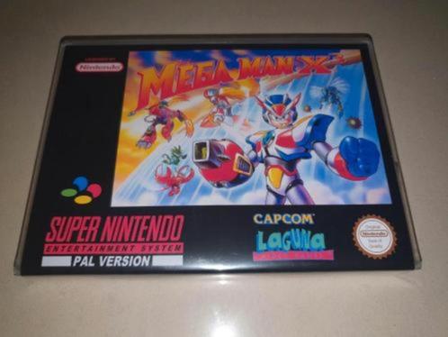 Mega Man X3 SNES game Case, Spelcomputers en Games, Games | Nintendo Super NES, Zo goed als nieuw, Verzenden