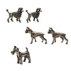 Diverse metalen miniatuur honden, eind 20e eeuw, Ophalen of Verzenden