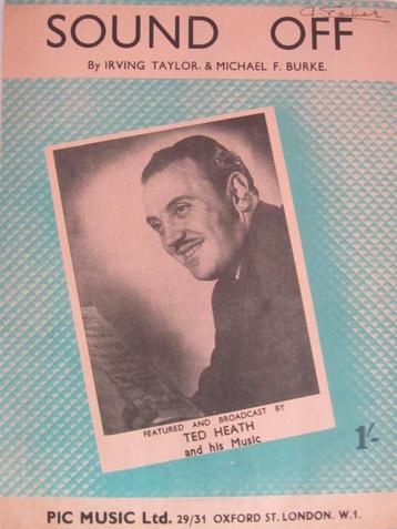 SOUND OFF **Oude Bladmuziek uit 1950** beschikbaar voor biedingen