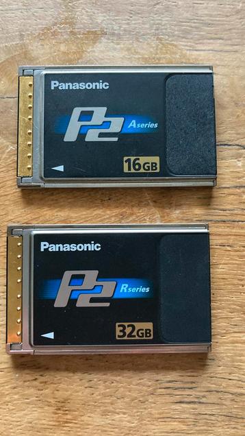 Panasonic P2 kaarten 16 en 32 Gb (ook los te koop) beschikbaar voor biedingen