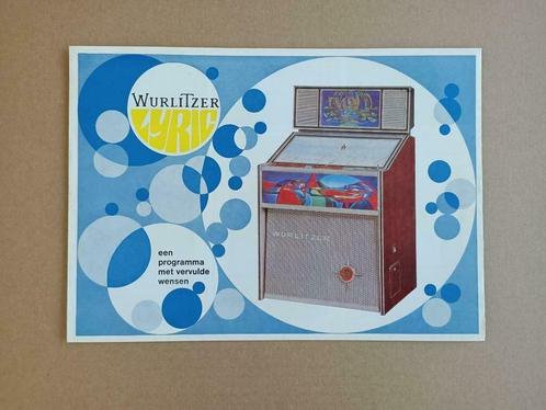 Folder: Wurlitzer Lyric (1966) jukebox, Verzamelen, Automaten | Jukeboxen, Gebruikt, Wurlitzer, Verzenden