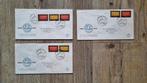 Eerste dag uitgave (FDC) Nederland 1966 - 3 stuks, Ophalen of Verzenden, Onbeschreven, Nederland