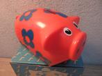 Vintage oranje Rabobank varken spaarpot, Verzamelen, Ophalen of Verzenden, Gebruikt, Kunststof