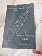 oude folder radiateur, Ophalen of Verzenden, Zo goed als nieuw