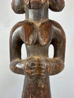 250514 Oud Afrikaans 3-hoofdige Fang beeldje uit Gabon., Ophalen of Verzenden