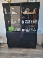 Metalen industriele buffetkast vitrinekast 200 x 140 x 42cm, Huis en Inrichting, Kasten | Vitrinekasten, Ophalen, 25 tot 50 cm