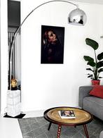 Arco style Booglamp met Marmeren Voet €150, Huis en Inrichting, Lampen | Vloerlampen, Ophalen, 200 cm of meer, Vintage, Zo goed als nieuw