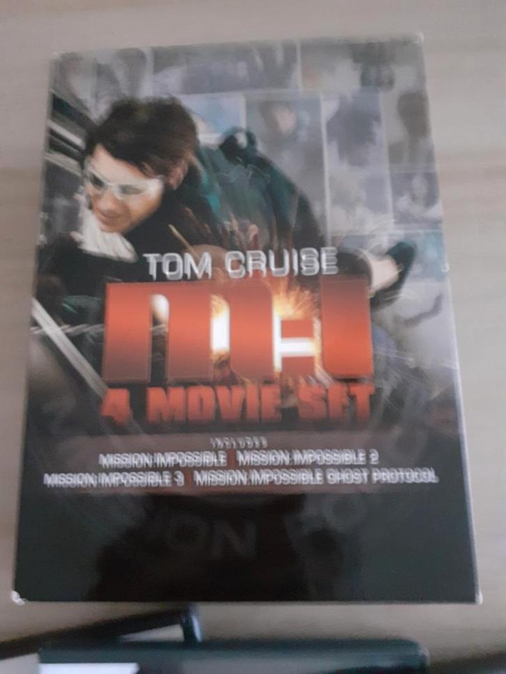 Mission Impossible 1-4 DVD Boxset, Cd's en Dvd's, Dvd's | Overige Dvd's, Zo goed als nieuw, Boxset, Vanaf 12 jaar, Ophalen of Verzenden