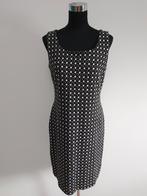 J94 - Zwart-witte Angelle Milan winterjurk maat L (1), Ophalen of Verzenden, Zo goed als nieuw, Maat 38/40 (M), Zwart