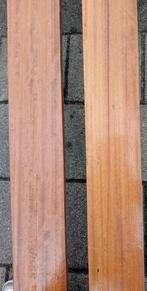 2 prachtig kwaliteit IROKO hardhouten planken lengte 360 cm, Doe-het-zelf en Verbouw, Hout en Planken, Ophalen, Gebruikt, Minder dan 25 mm