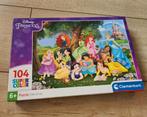 Clementoni Disney Princess puzzel 104 stuks, Ophalen of Verzenden, Meer dan 50 stukjes, Zo goed als nieuw, 6 jaar of ouder