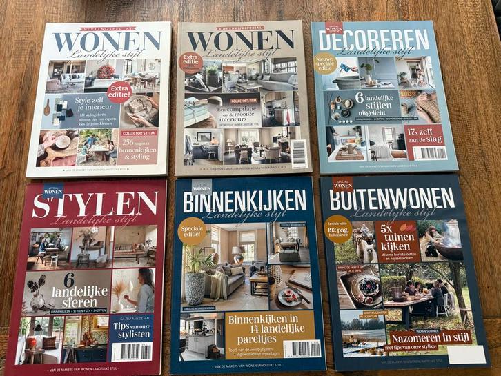 Diverse Wonen Landelijke Stijl Special Editions, Boeken, Tijdschriften en Kranten, Zo goed als nieuw, Overige typen, Ophalen of Verzenden