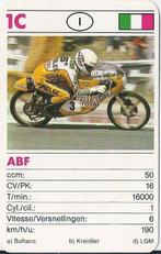 Kw1836-- 1c motorkaartje abf -, Ophalen of Verzenden, Zo goed als nieuw, Motoren