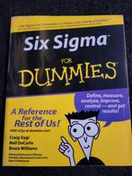 Six sigma for dummies, Boeken, Ophalen of Verzenden, Alpha, Zo goed als nieuw