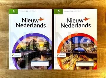 Nieuw Nederlands VWO 4 en VWO 5. Leerboeken 7e editie. beschikbaar voor biedingen