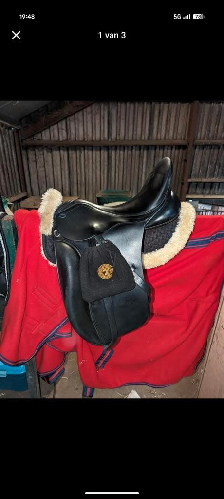 Dressuur zadel, Dieren en Toebehoren, Paarden en Pony's | Zadels, Gebruikt, Dressuur, Ophalen